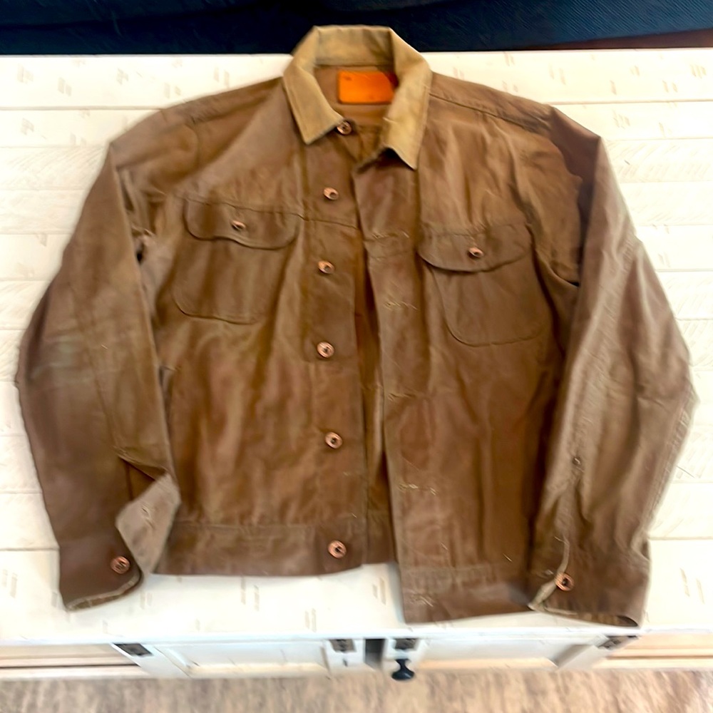 Taylor Stitch Waxed Cotton Trucker Jacket